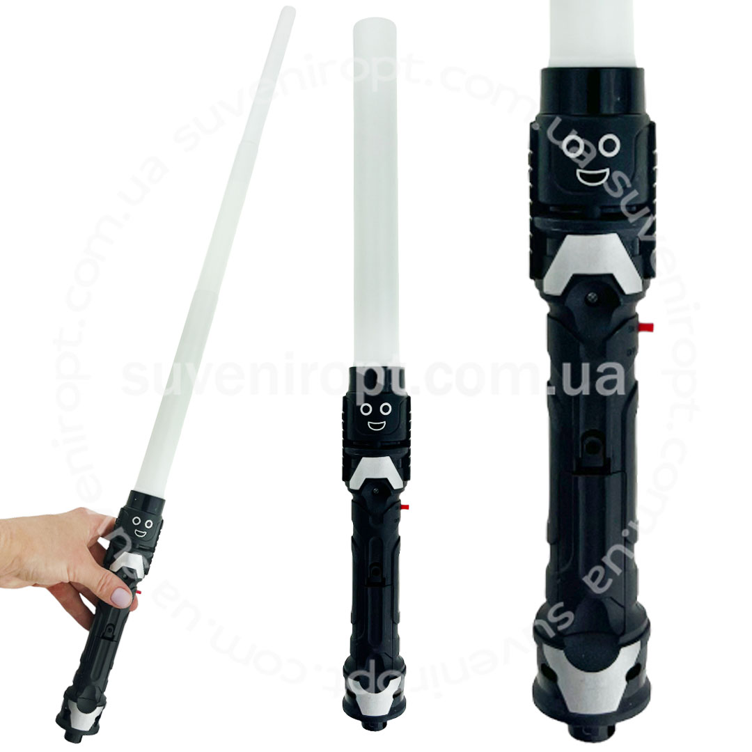 Палиця джедай чб світиться 38см(згор)/71см(розг) (12)/288/