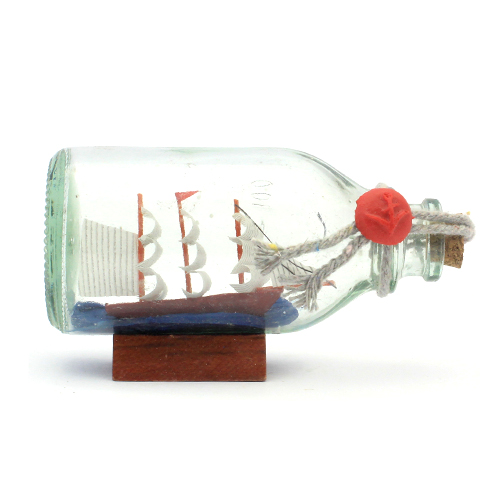 Кораблик в бутылке средний /144/