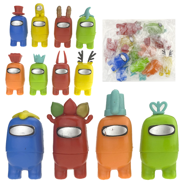 Игрушка among us амонг ас в пакете 8 см (12) /1200/