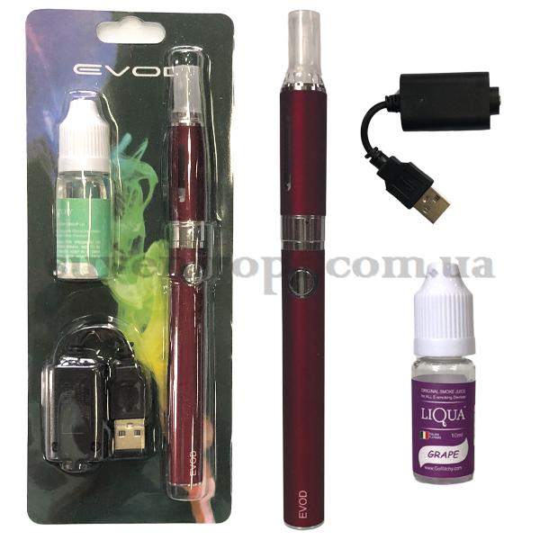 Электронная  сигарета EVOD сменный фильтр с маслом бордовая