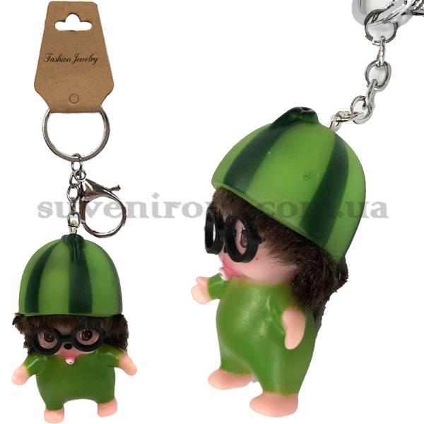Брелок макет ребёнок в очках арбузик