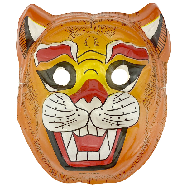 Маска тонкая тигр крассный носик  (12)