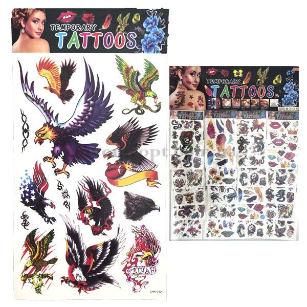 Тату асорті прямокутний лист на планшеті (20) /4000/