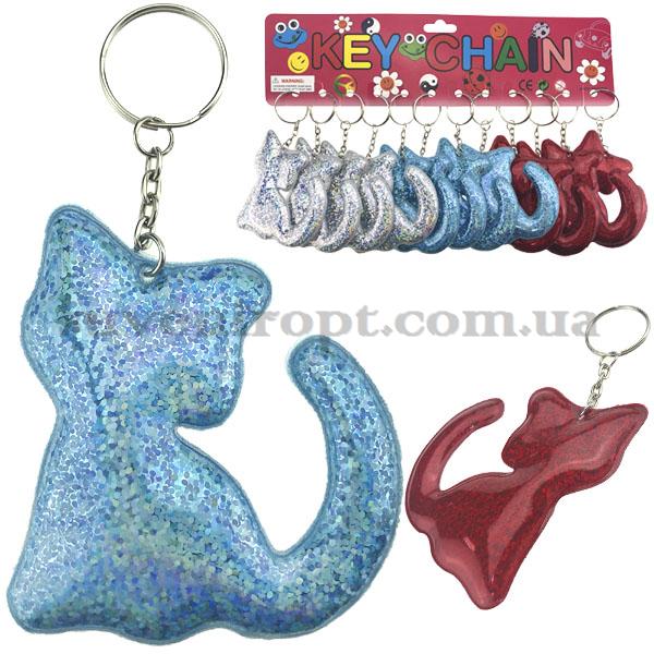 Брелок кот большой блестящий (12)