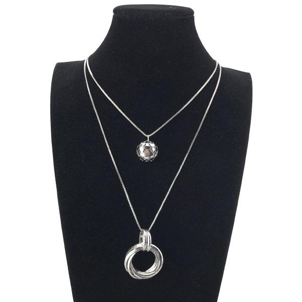 Подвеска шар металлический с крученым кругом (12)