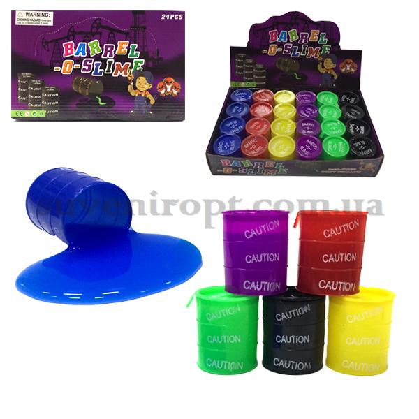 Лизун соплі кольорові середня банка (24) /576/