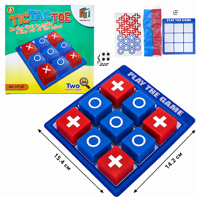 Гра  Хрестики-нулики  Tic-Tac-Toe 15,4×14,2 см /144/