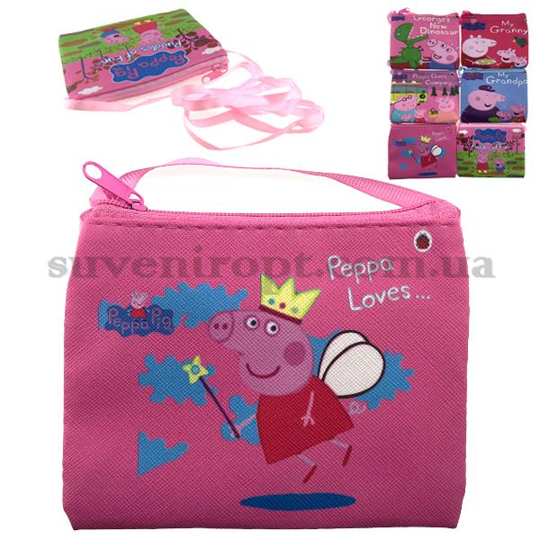 Детский кошелёк прямоугольный свинка Пеппа (24)