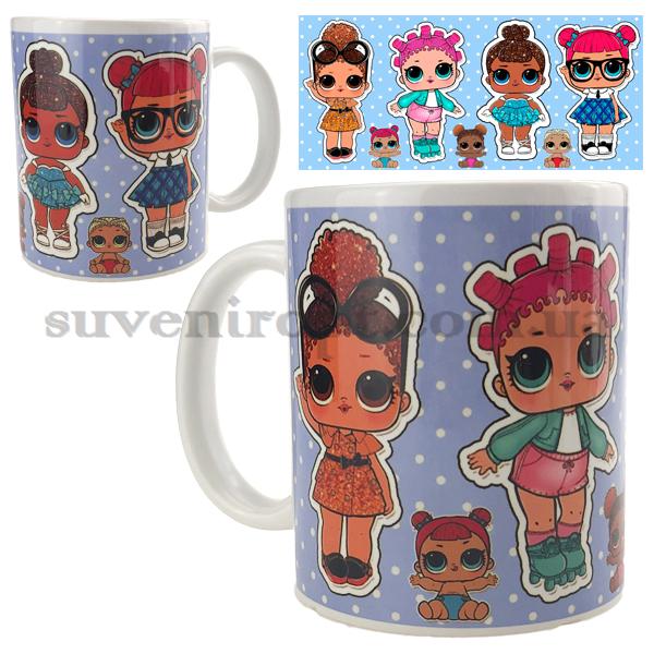 Чашка LOL голубая 310 гр (12)
