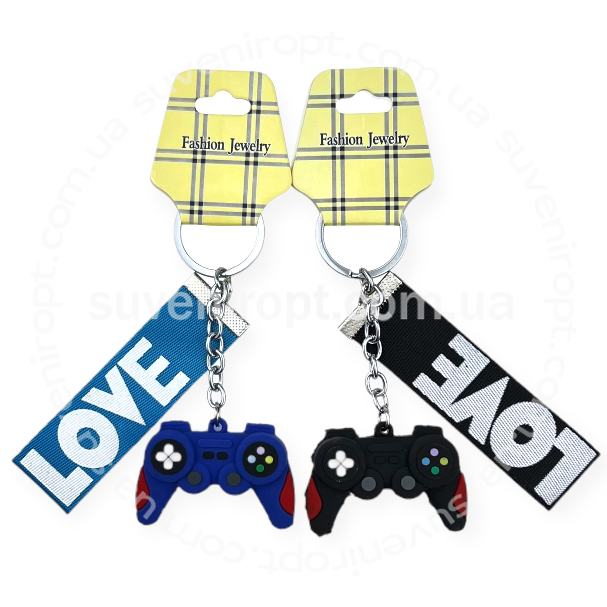 Брелок в упаковці гумовий ігровий жостік з ланцюгом LOVE (12)