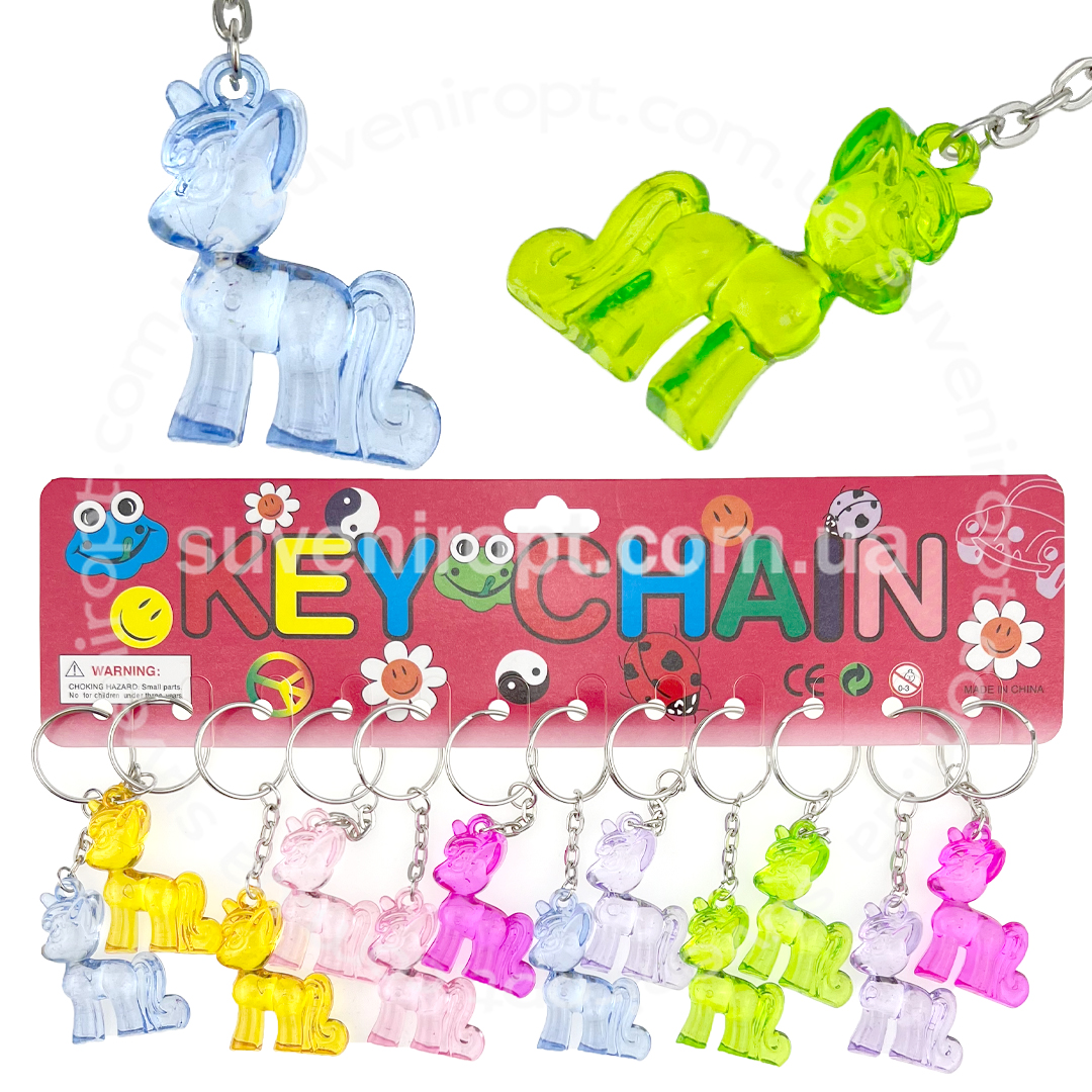 Брелок єдиноріжка  під скло (12)