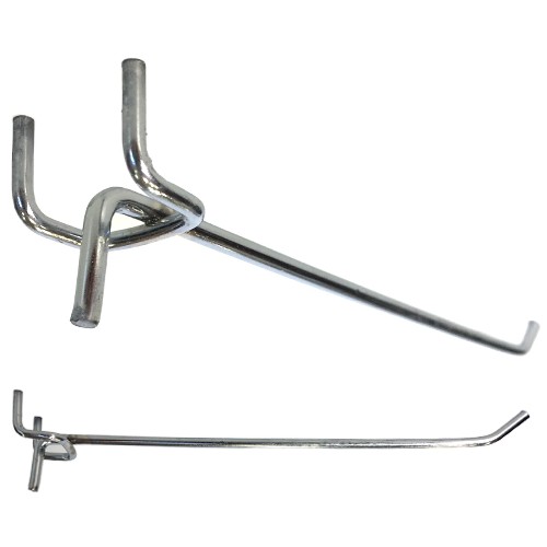 Крючок хромированый клюшка для сетки 20 см