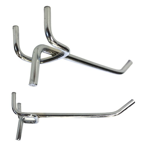 Крючок хромированый клюшка для сетки средняя 10 см