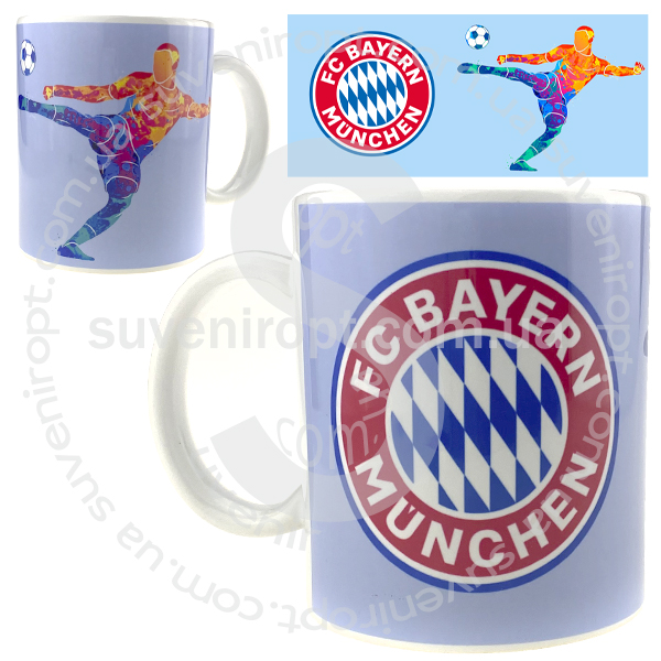 Кружка фк Бавария Мюнхен с футболистом  310 гр (12)
