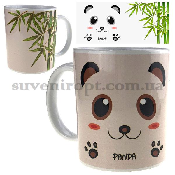 Кружка морда панды с бамбуком 310 гр (12)