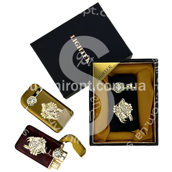 Подарункова запальничка LIGHTER скорпіон с великим камнем (10)