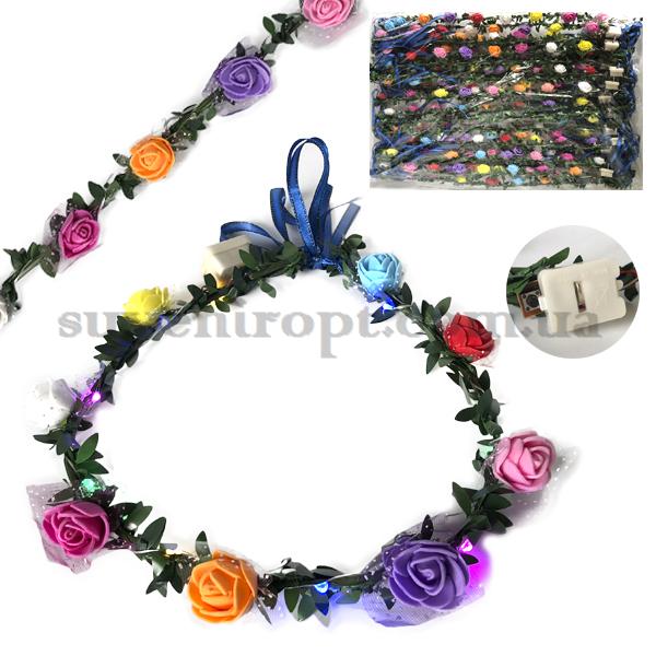 Венок на голову светящийся (20) /500/