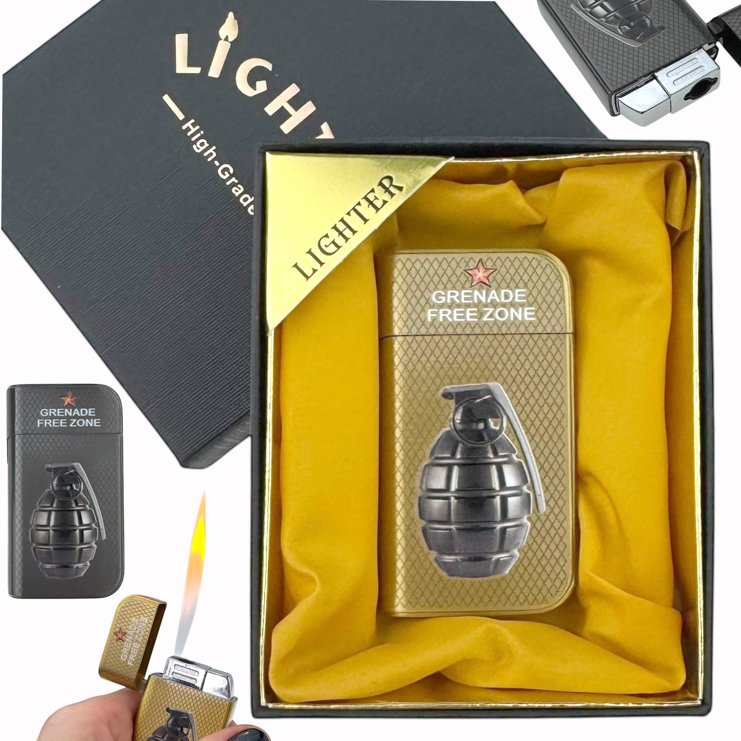 Запальничка подарункова LIGHTER граната  (10)