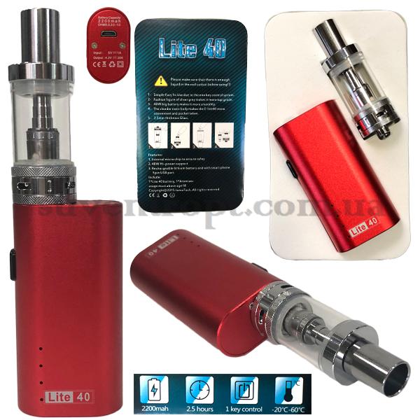 Электронная  сигарета вайп  с тубусом красная