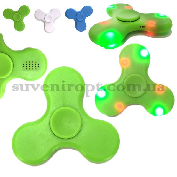 Спинер светящийся USB колонка