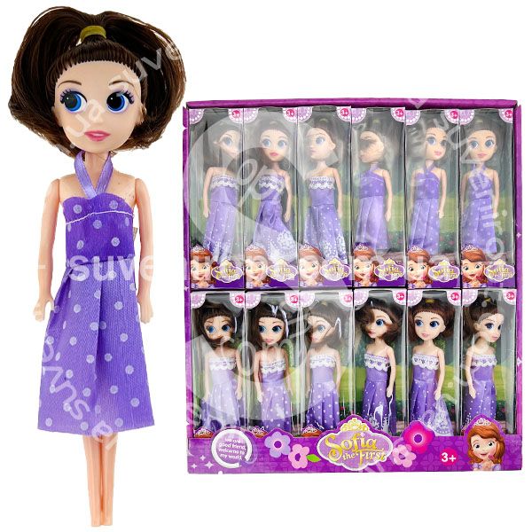 Лялька модниця фіолетова Sofia the First у коробці 16 см (24) /1152/