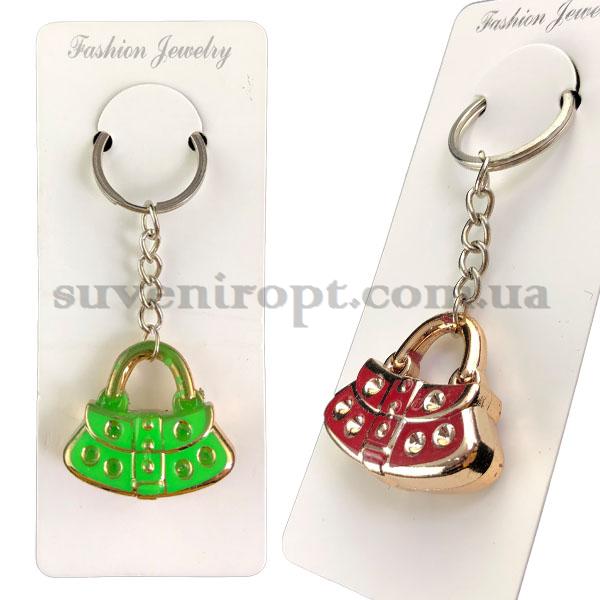 Брелок в упаковці сумка золотиста (12)