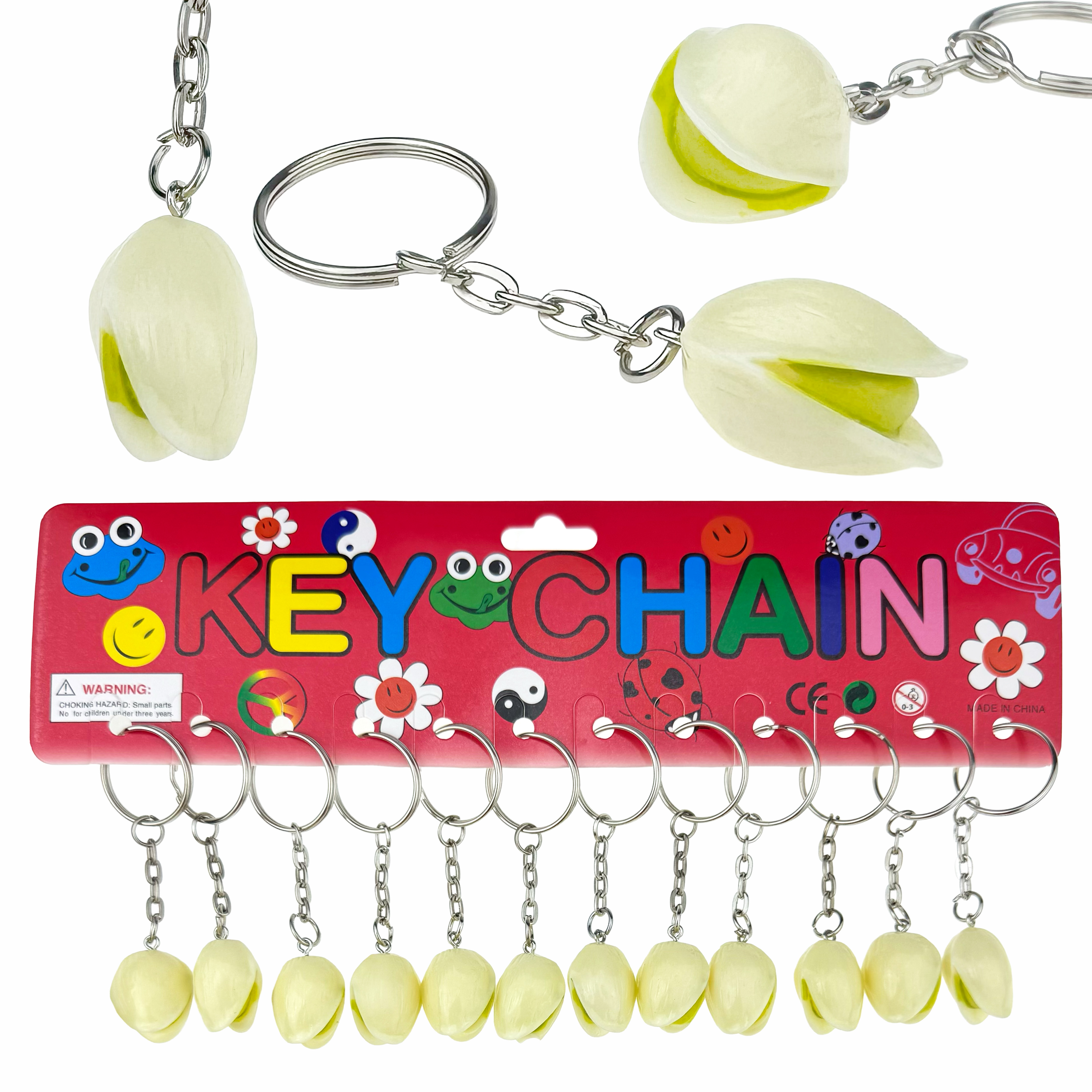 Брелок фісташка полікераміка (12)