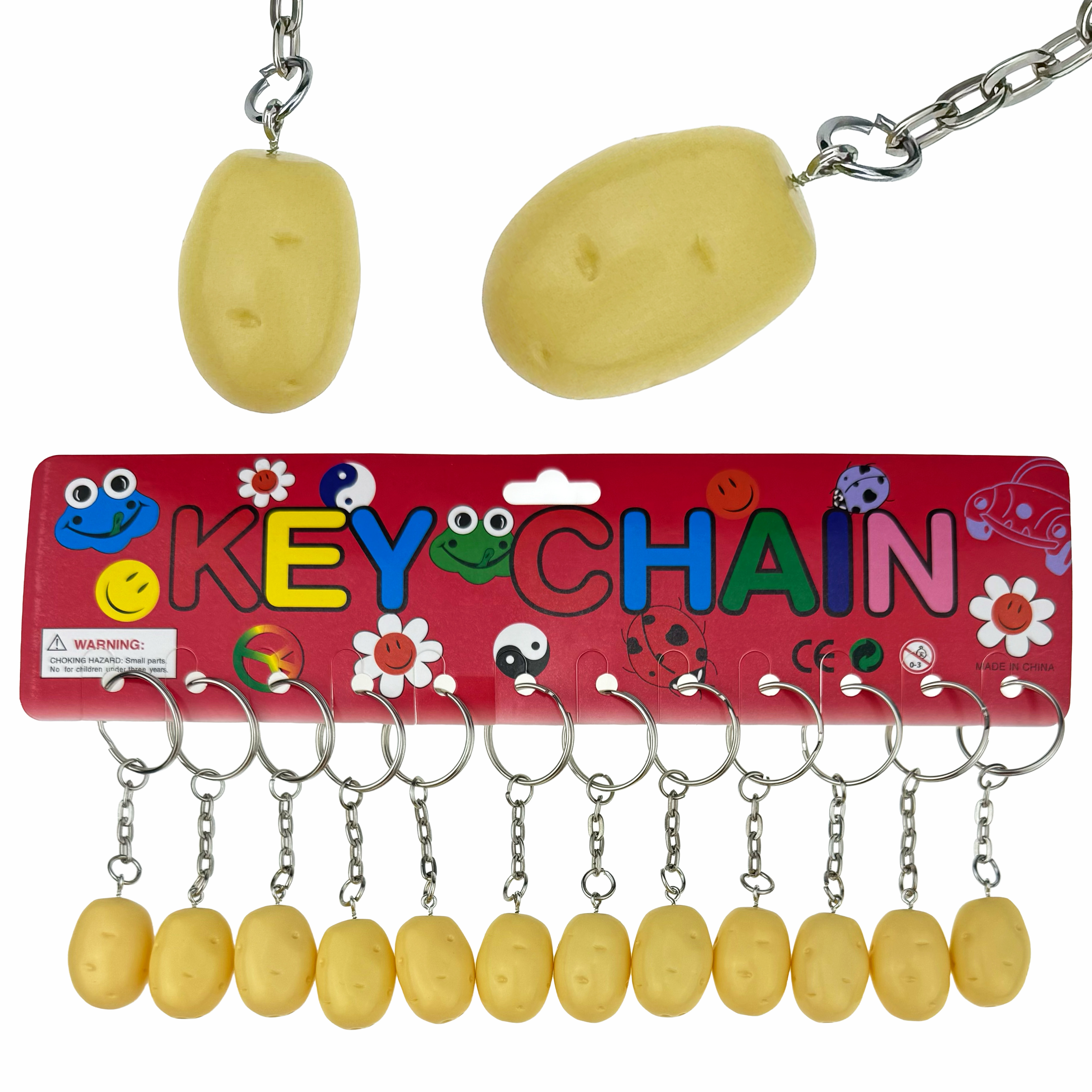 Брелок картопля молода полікераміка (12)