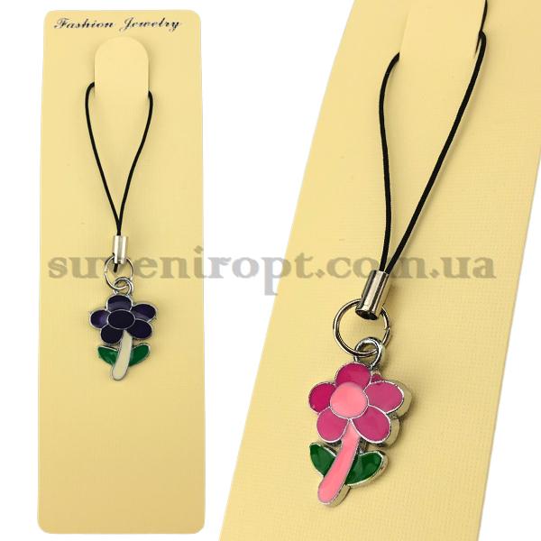 Брелок на мобильный ромашка на стволе