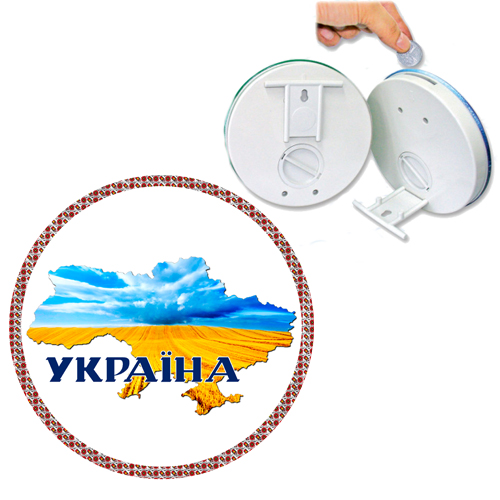 Копилка карта  Украины 16 см