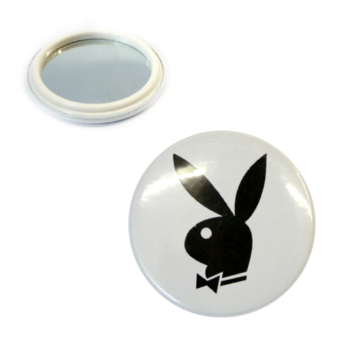 Зеркало карманное заяц в галстуке  5.8 см