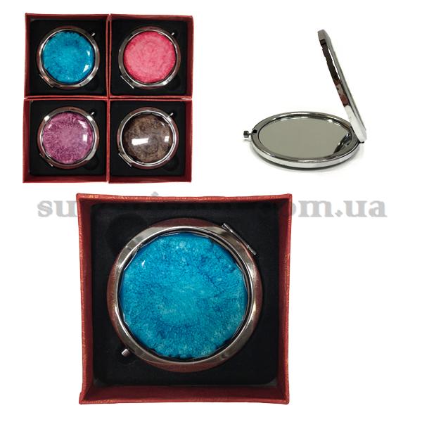 Зеркало с мраморным камнем  в подарочной коробке