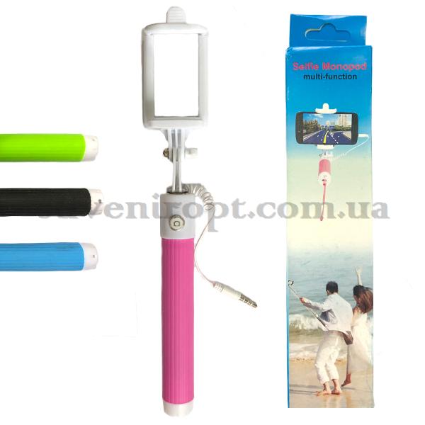 Селфі палиця кольорова ручка