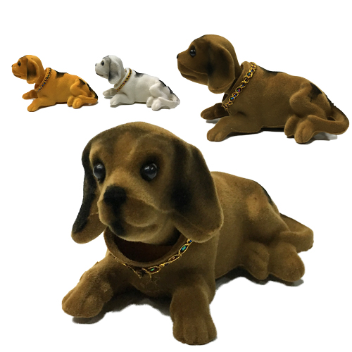 Собачка з хитаючою головою велика 9x16 см /600/