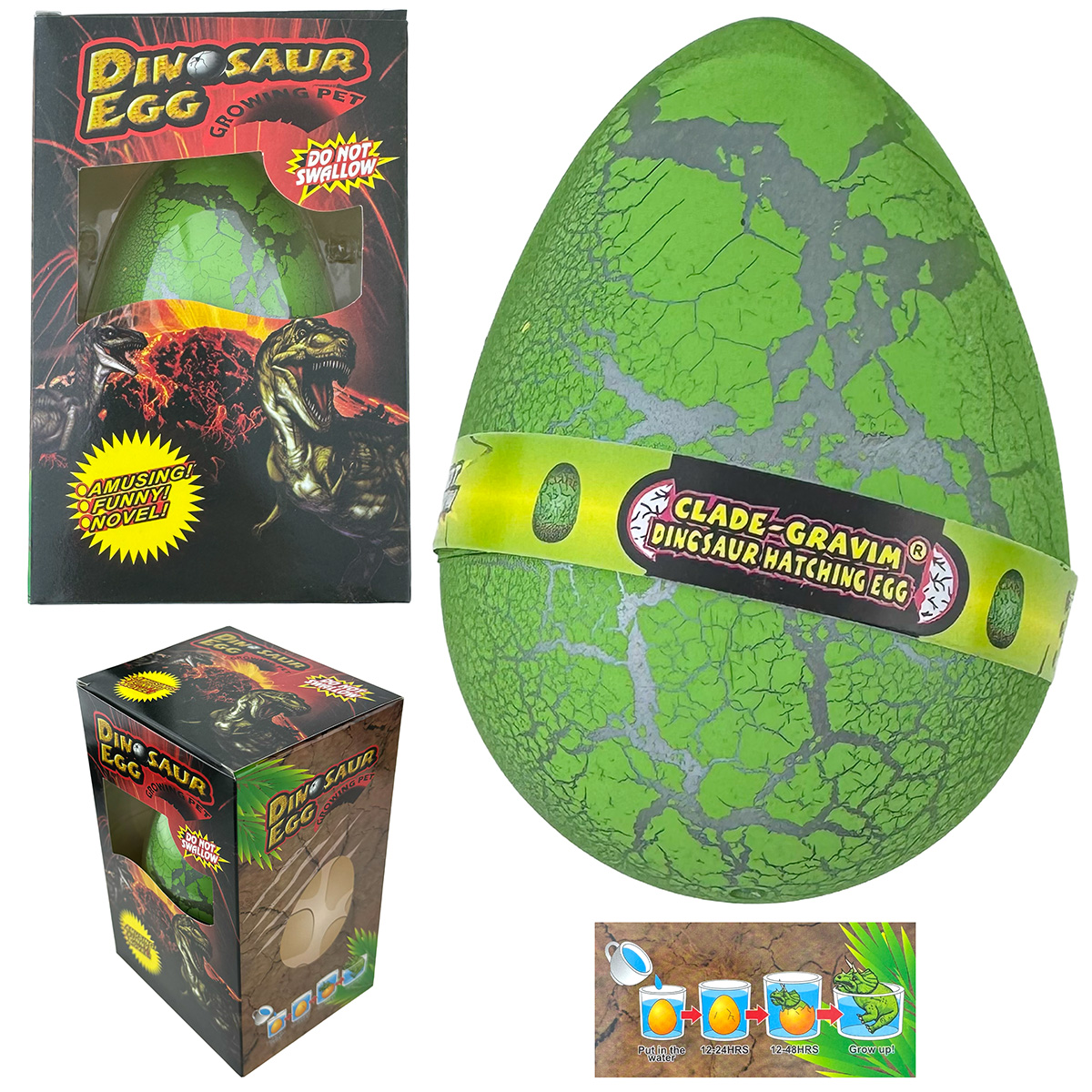 Яйце розтішка тріск великан 12.5 см (6) /72/