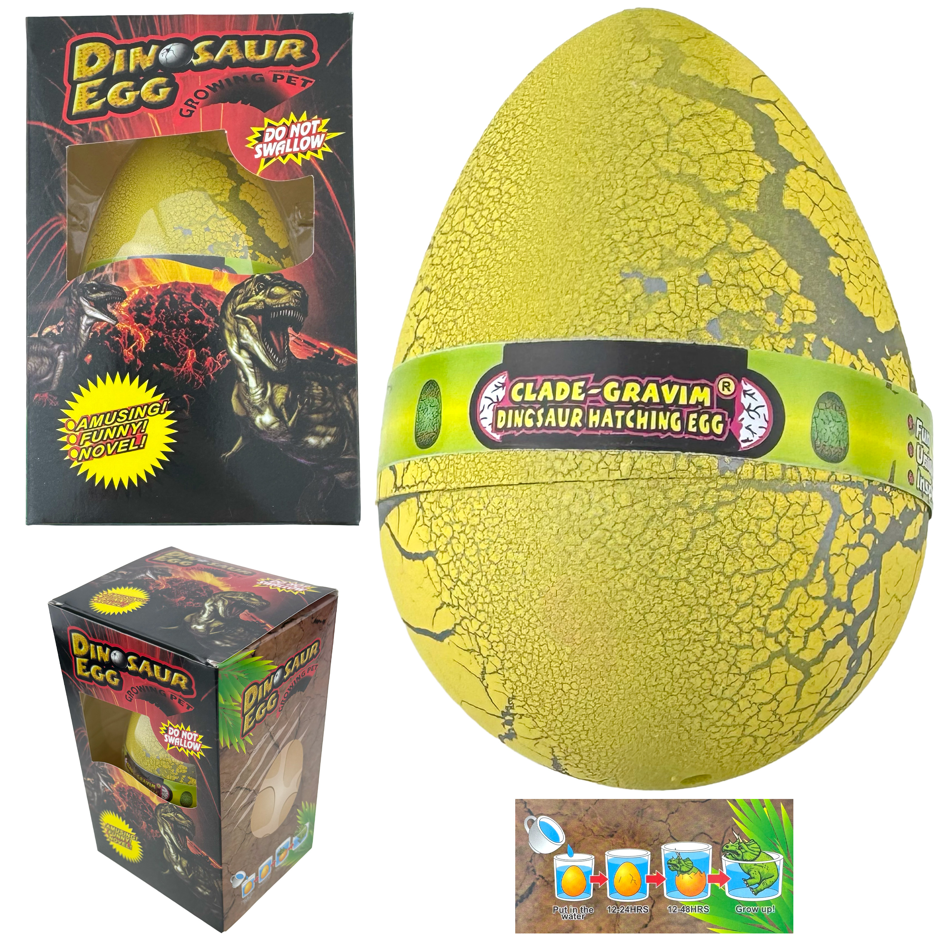 Яйце розтішка тріск великан 12.5 см (6) /72/