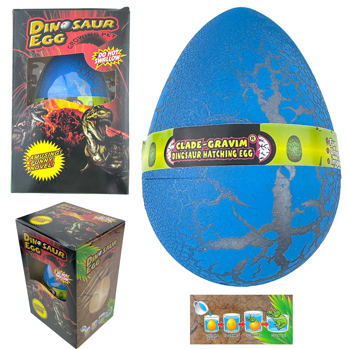 Яйце розтішка тріск великан 12.5 см (6) /72/