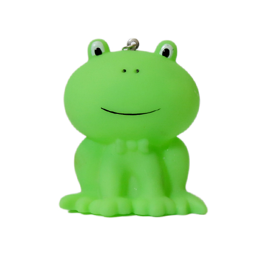 Брелок лягушка резиновая пищалка большая (12)