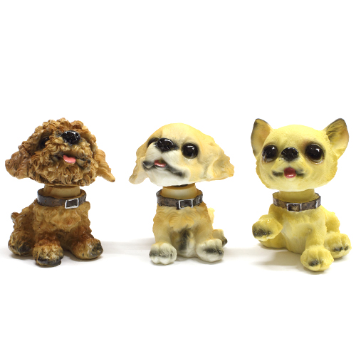 Собаки мопсики пара 9x5.5 см (4)