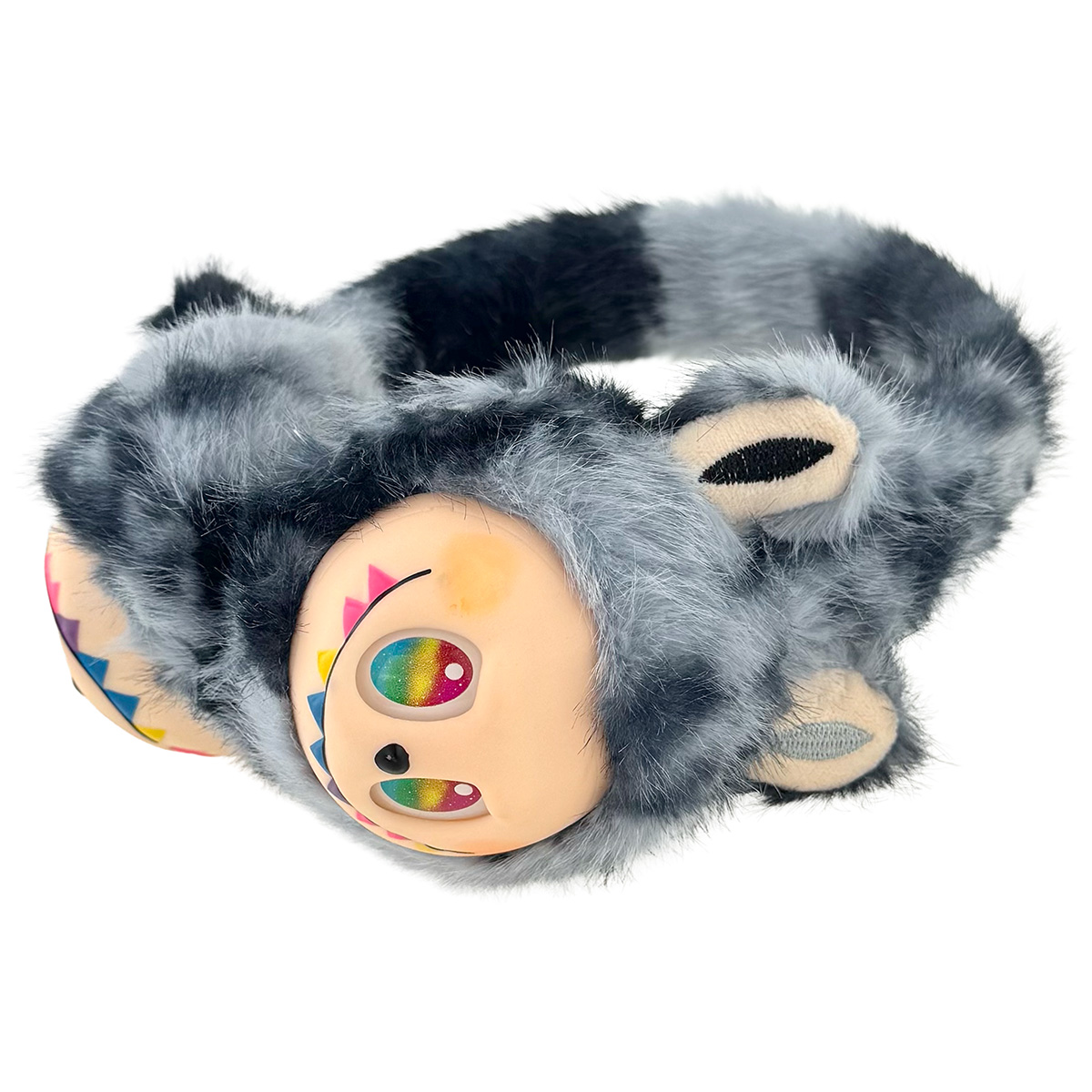 Навушники хутряні La bu bu яскраві