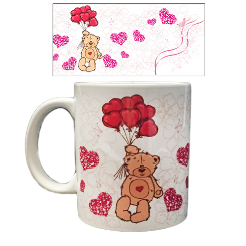 Кружка  мишка с шариками 310 гр (12)