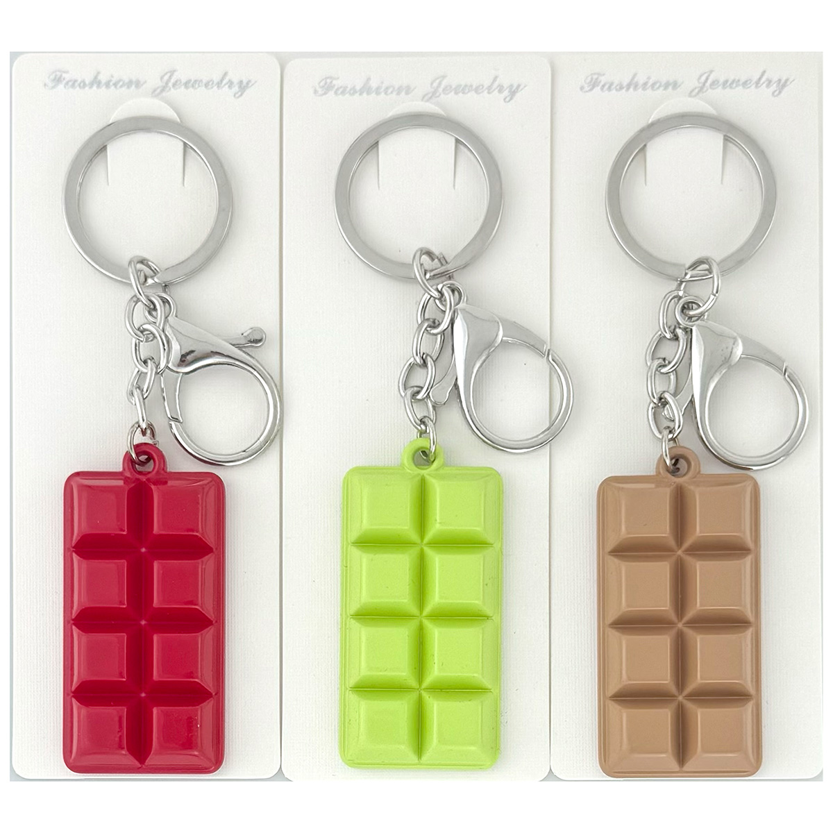 Брелок в упаковці шоколадка кольорова в упаковці (12)