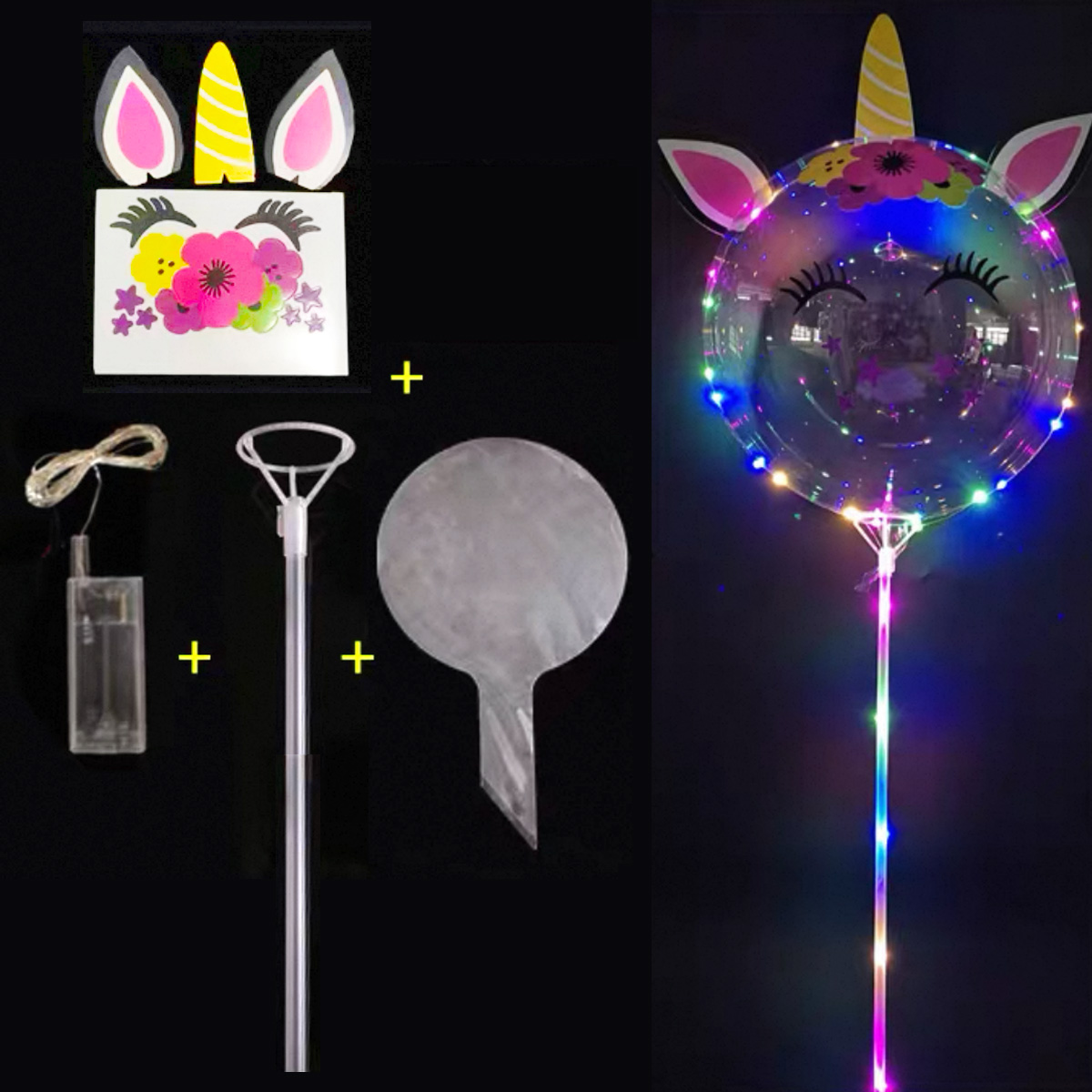 Куля світиться великий BOBO balloon звірятка  (12) /500/