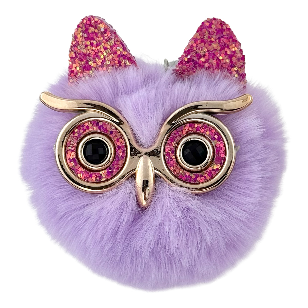 Пухнаста сова з блискучими вушками (12)