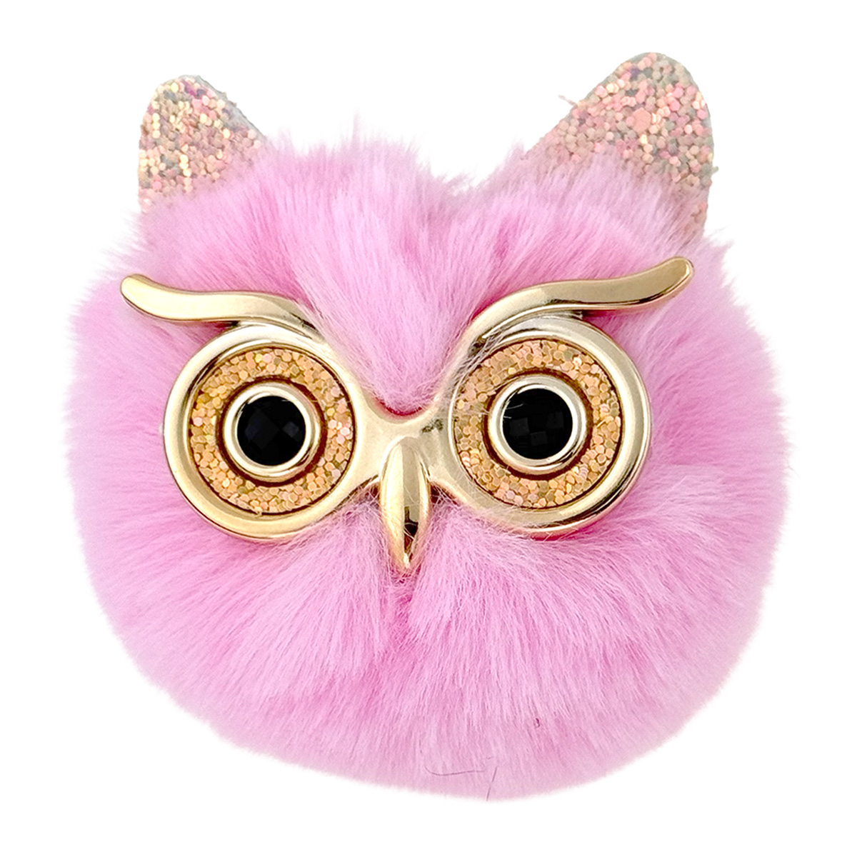 Пухнаста сова з блискучими вушками (12)