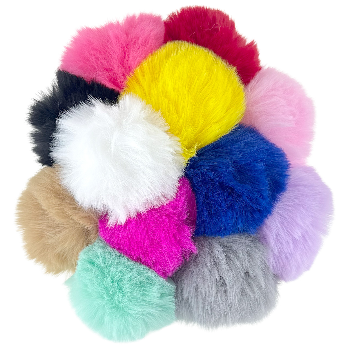 Брелок кулька хутряна 8 см (12) /1200/