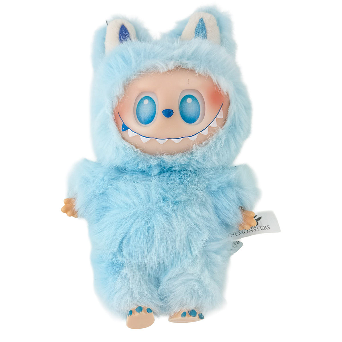 Пухнастий, хутряний,яскравий  монстрик  з кільцем 18 см  (12) /200/