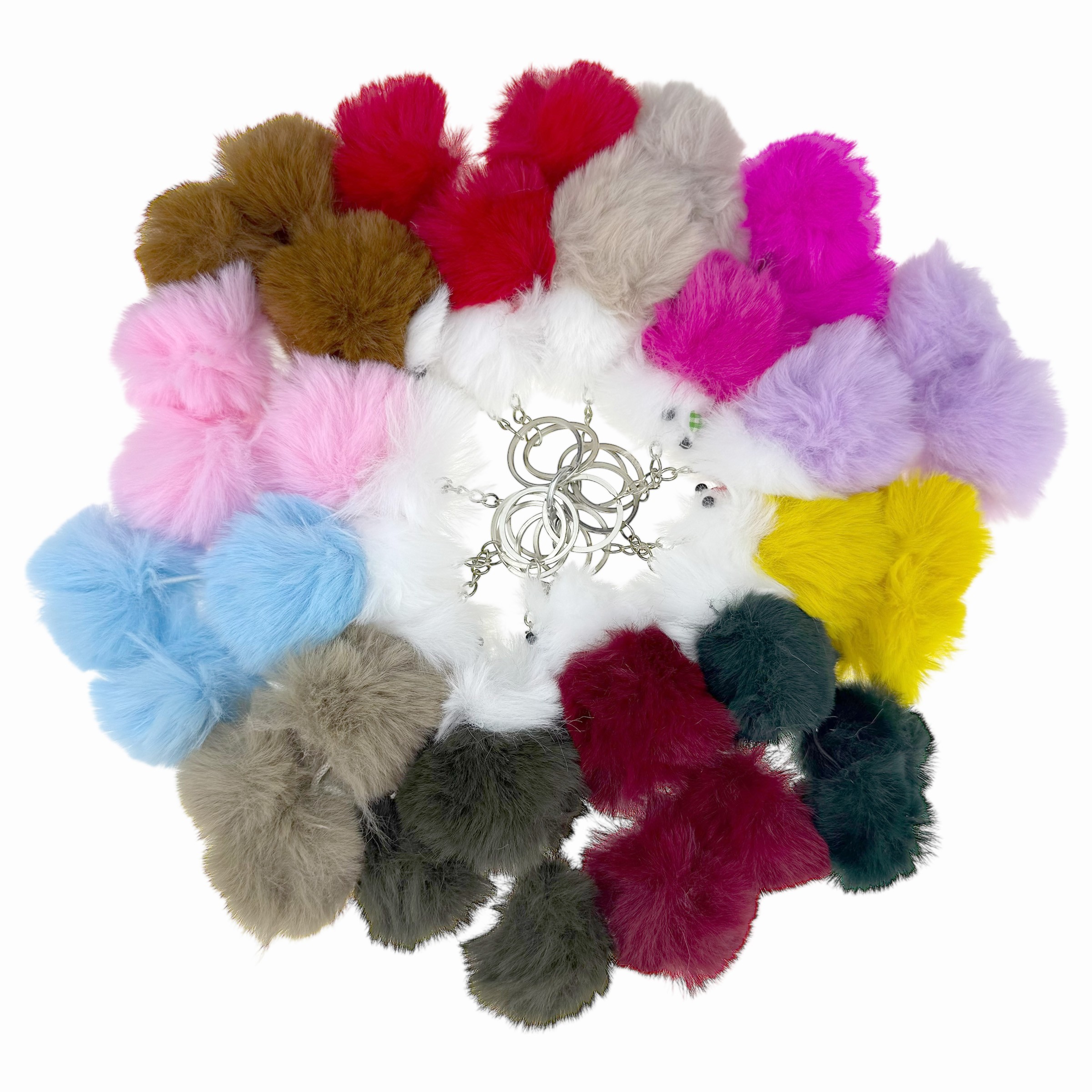 Брелок собачка пудель великий 13 см із штучного хутра (12)/1200/