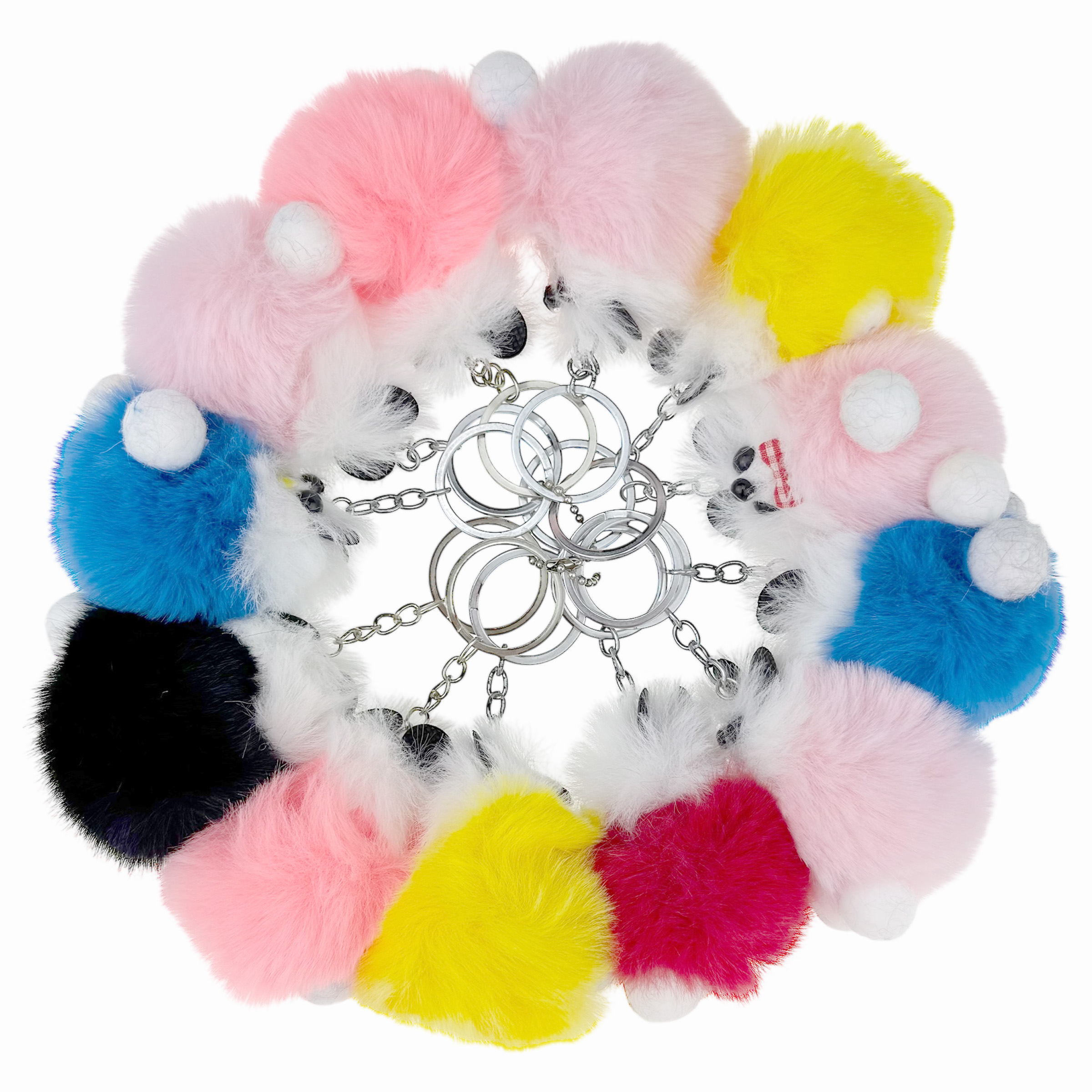 Брелок хомяк із штучного хутра 7,5 см (12)/1200/