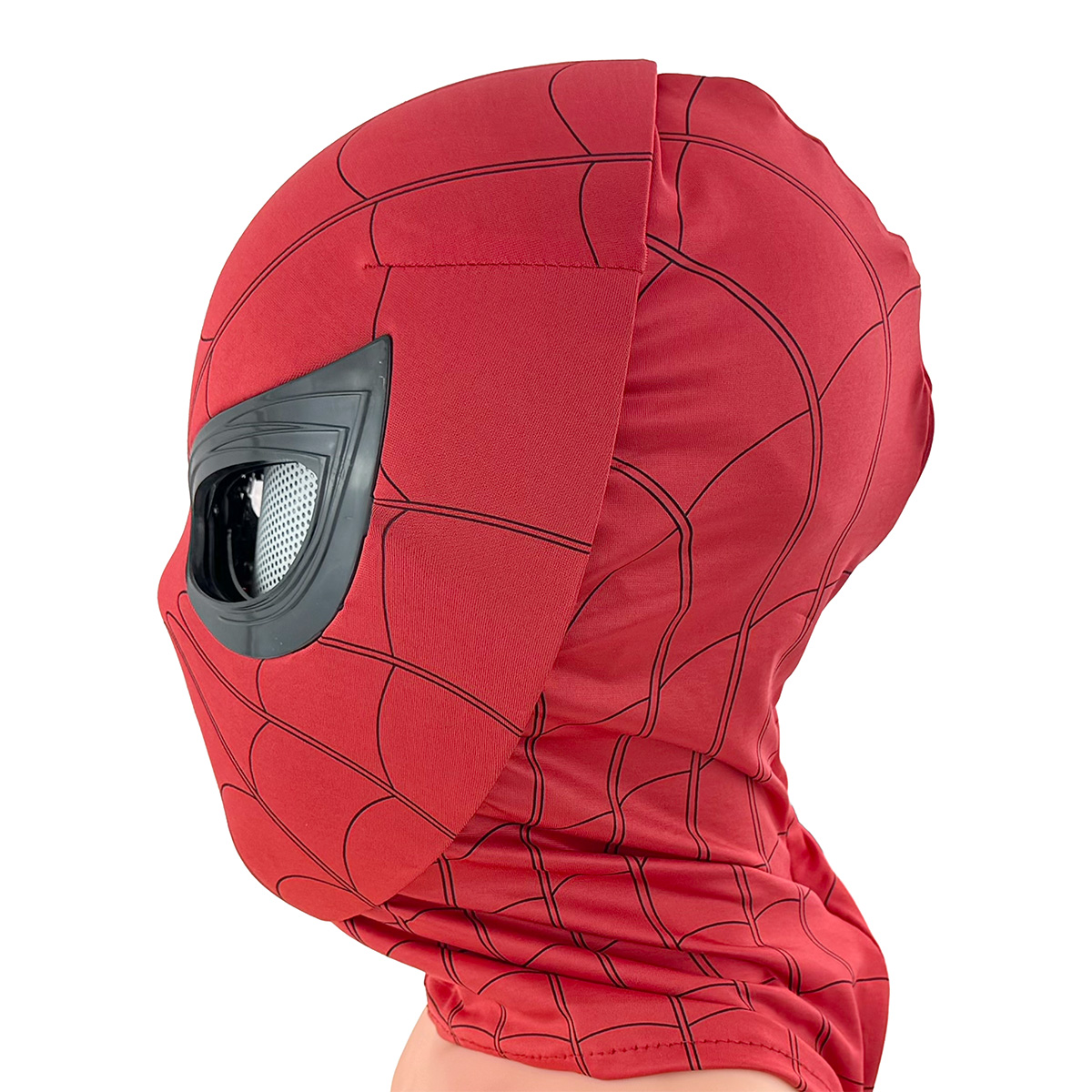 Реалестична маска Людина Павук ,очі   блимають та моргають червоного кольору 